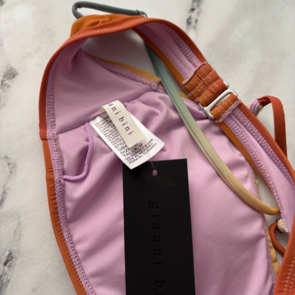 Gianni Bini x Dannijo New Sequin Frankie Top & Jacinda Bikini Bottom Set Swim M - Picture 5 of 8